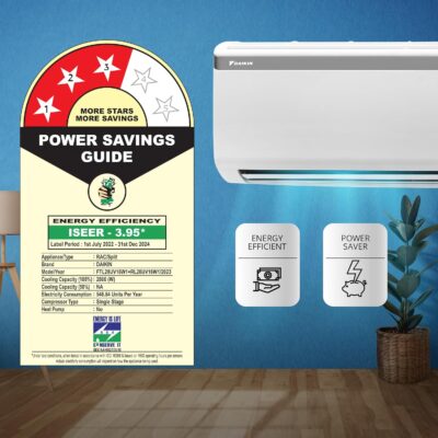 Daikin 0.8 Ton 3 Star, Fixed Speed Split AC (Copper, PM 2.5 Filter, 2022 Model, FTL28U, White) - Image 3