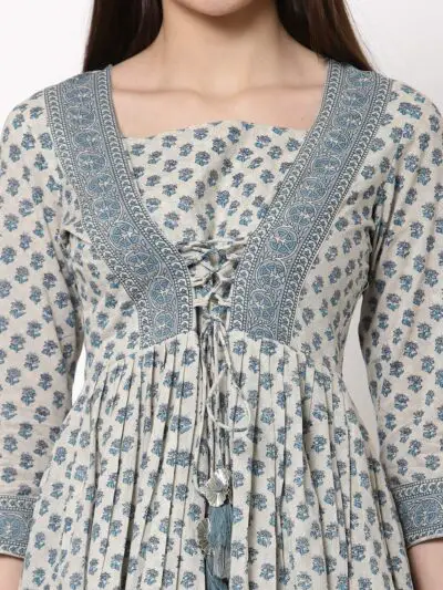 KBZ Womens Cotton Printed Regular Top - Image 4