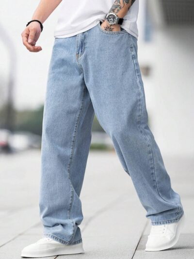 Lymio Men's Loose Jeans || Men's Jeans Pants || Denim Jeans || Baggy Jeans for Men (Jeans-06-07-08) - Image 5