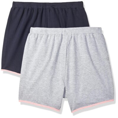 Cloth Theory 2 Packs Girls Premium Cotton Running Shorts Summer Kids Shorts Toddler Athletic Shorts Workout Dolphin Shorts Cotton Active Shorts Quick Dry Shorts for Girls - Image 2