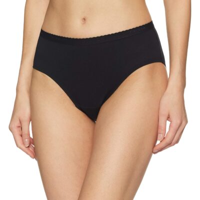 Van Heusen Women's Cotton Solid And Slub Hipster Briefs - Pack Of 2 - Image 2