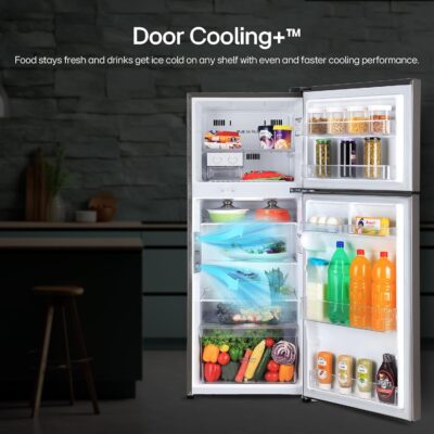 LG 242 L 3 Star Smart Inverter Frost-Free Double Door Refrigerator (GL-I292RPZX, Shiny Steel, Door Cooling+) - Image 8