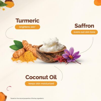 Mamaearth Ubtan Natural Face Wash for All Skin Type with Turmeric & Saffron for Tan removal and Skin brightning 100 ml - SLS & Paraben Free - Image 4