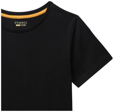 Amazon Brand - Symbol Regular Fit Boys 100% Cotton Solid Print Half Sleeves T-Shirt | Age 2-12 Years (Pack of 2) - Image 4