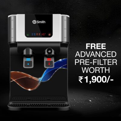 AO Smith Z9 Pro Instant Hot and Ambient Water RO+SCMT+Copper+Alkaline+Mintech | Hot Water in Stainless Steel Tank | Save upto 55% Water | 10L Storage | 8-Stage Purification | Water Purifier for Home - Image 2