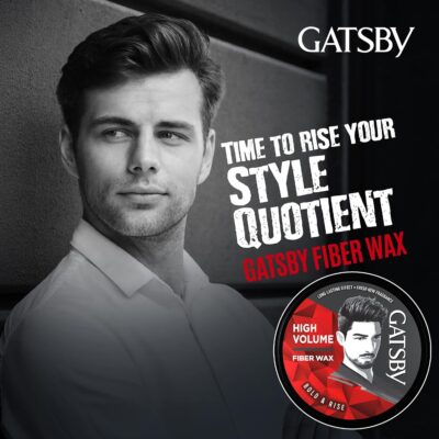 Gatsby Styling Fiber Hair Wax - Bold & Rise 75gm | High Volume, Natural Finish, Strong Hold, Anytime Re-Stylable & Easy Wash Off | For High Quiff Hair Style | Hair Styling Wax for Men - Image 7