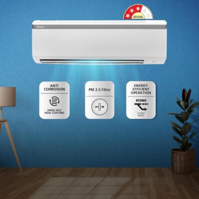 Daikin 0.8 Ton 3 Star, Fixed Speed Split AC (Copper, PM 2.5 Filter, 2022 Model, FTL28U, White) - Image 2