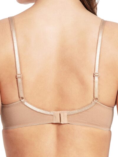 Jockey 1250 Women's Wirefree Non Padded Super Combed Cotton Elastane Stretch Full Coverage Everyday Bra with Contoured Shaper Panel and Adjustable Straps_Skin_34B - Image 6