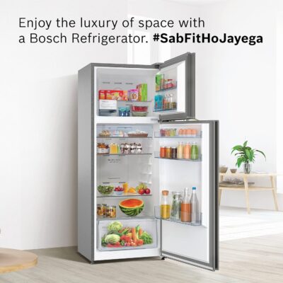 Bosch 243L 3star (2023) Frost free Refrigerator Appliance CTC27S031I (Convertible,Silver Inox) - Image 2