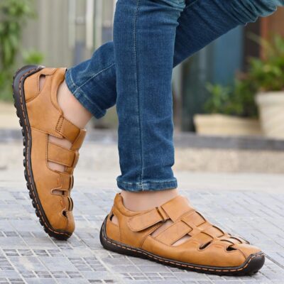 Centrino Mens 6114 Sandals Casual Fisherman Adjustable Sporty Summer Closed Comfortable Toe Sandals with Premium PU Padding - Image 3