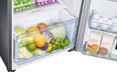 Samsung 236 L, 2 Star, Digital Inverter, Frost Free Double Door Refrigerator (RT28C3032GS/HL, Gray Silver) - Image 6