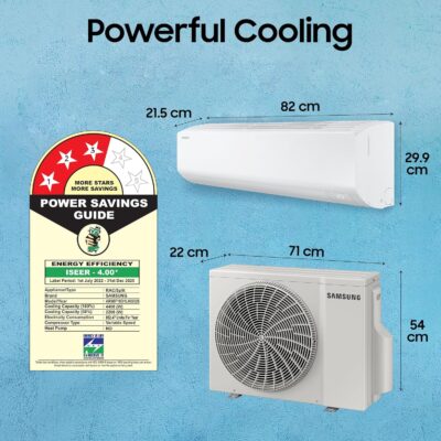 Samsung 1.5 Ton 3 Star AI Inverter Smart Split AC (WiFi, Energy Saving, Voice Control, Powerful Cooling, Copper, Digital Inverter, 4 Way swing, 5 Step Convertible, BESPOKE AI AR50F18D1LHNNA) - Image 6