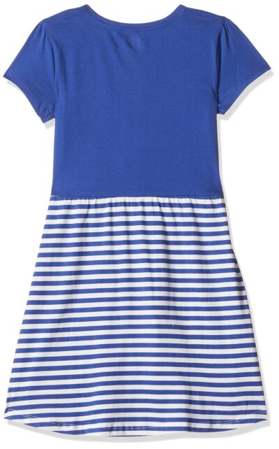 Amazon Brand - Jam & Honey Casual Girls 100% Cotton Printed Knee Length One Piece Dress | Age 2-12 Years - Image 2