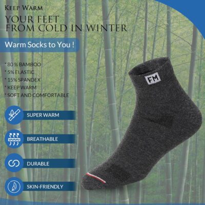 Fitness Mantra® 12 Pairs Sports Ankle Cotton Socks | Free Size| Breathable| Daily Use| Multicolor| 12 Pairs| - Image 7