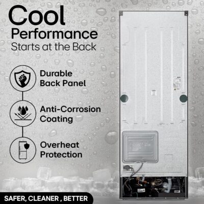 LG 322 L 3 Star Frost-Free Smart Inverter Double Door Refrigerator (GL-S342SDSX, Dazzle Steel, Convertible with Express Freeze) - Image 6
