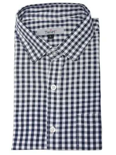 Twist99 Men's Cotton Regular Fit Shirts for Men Casual Half Sleeves Shirt for Teens|Checked Stylish Shirts for Mens Fashion Dress Ideal for Formal Work, Business - Image 6