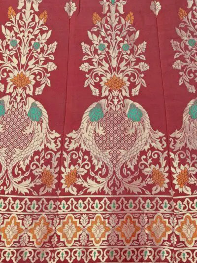 PURVAJA Women's Jacquard Semi-Stitched Lehenga choli(Indra) - Image 6