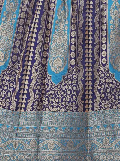 PURVAJA Women's Jacquard Semi-Stitched Lehenga choli(Lihaaz) - Image 6