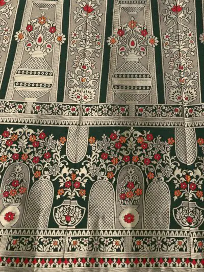 PURVAJA Women's Jacquard Semi-Stitched Lehenga choli(Kumbh) - Image 6