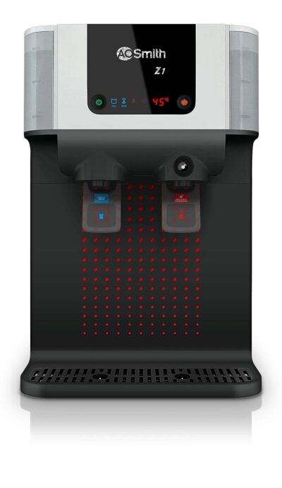 AO Smith Z1 Hot+ normal UV | UV+ UF (Ultra Violet+ Ultra Fine)Suitable for Municipal Water TDS below 200 Hot Water 10L Storage Wall mount Water Purifier for home (Not Suitable for tanker or borewell water)