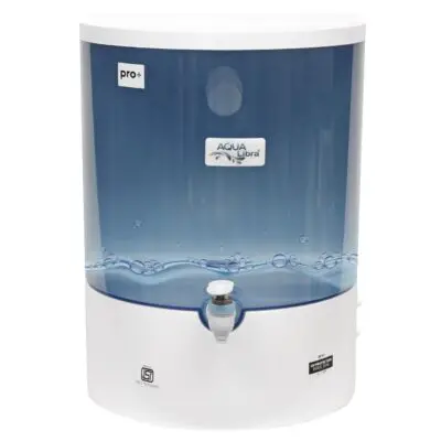 AQUA LIBRA WITH DEVICE Isi Mark Black Color Water Purifier With Ro+Copper+Uv Plus Tds Adjuster For Home For Kitchen(Model 2090)