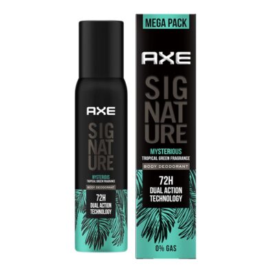 AXE Signature Mysterious Long Lasting No Gas Aerosol Body Deodorant For Men 200 Ml