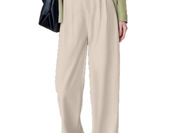 Aahwan Women's & Girls' High Waist Korean Baggy Loose Loose Pants