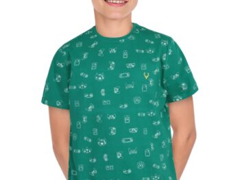 Allen Solly Boy's Printed Regular Fit T-Shirt