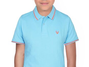 Allen Solly Boy's Solid Regular Fit T-Shirt