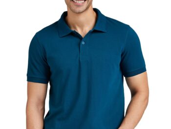 Amazon Brand - Symbol Men's Solid Cotton Rich Polo T Shirt | Collar Tshirts | Half Sleeves | Plain-Regular Fit (Available in Plus Size)
