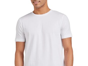 Amazon Brand - Symbol Men's Solid Cotton T Shirt | Round Neck | Half Sleeve | Plain-Regular Fit (Available in Plus Size)
