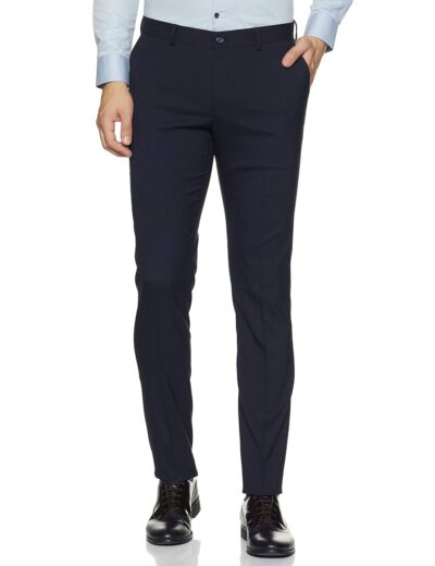 Amazon Brand - Symbol Men's Stretchable Formal Pants | Trousers (Slim Fit)