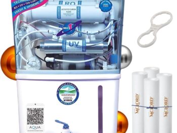 Aqua Grand Ro Copper RO Water Purifier Multiple Purification Process | RO + UV + UF + Copper + TDSControl + UV LED (With Free Pre Filter) HOME&OFFICE