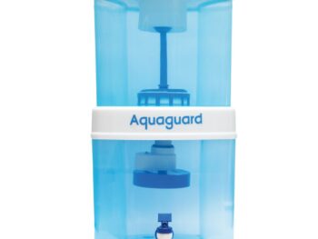 Aquaguard Amrit 4000 Non-Electric Water Purifier | 15L Storage | 99.99% Bacteria & Virus Removal | 4-Stage Filtration | Auto Shut-Off | Chemical Free Purification | 6-Month Warranty