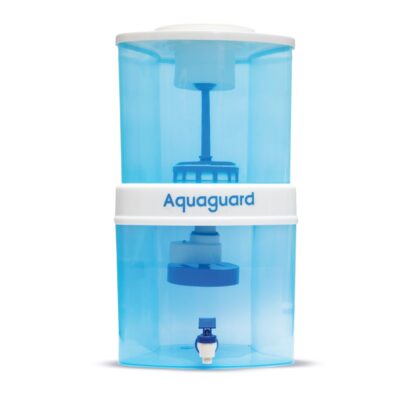 Aquaguard Amrit 4000 Non-Electric Water Purifier | 15L Storage | 99.99% Bacteria & Virus Removal | 4-Stage Filtration | Auto Shut-Off | Chemical Free Purification | 6-Month Warranty