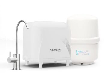 Aquaguard Select Designo 9-Stage Under The Counter Water Purifier | RO+UV+Active Copper Tech | Taste Adjuster | 8L Storage | Inbuilt Pressure Pump | Suitable for Tanker, Borewell & Municipal Water