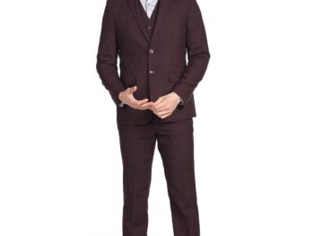 Arrow Men's Polyester Reversible Waistcoat Regular Fit Suit