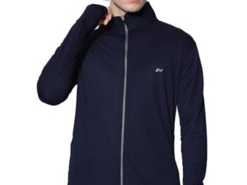 BLUE TYGA Sunscreen Jacket with UV Protection UPF 50+ Jacket with Breathability & Coolrush Technology Lightweight Jackets for Men