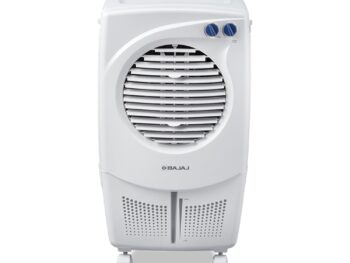 Bajaj PX25 Torque Personal Air Cooler 24L For Home|Room|Anti-Bacterial Honeycomb Cooling Pad|16Ft Powerful Air Throw|High Speed|Inverter Compatible|3-Yr Product 2-Yr Pump 1-Yr Motor Warranty【White】
