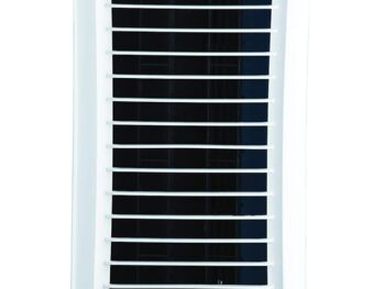 Bajaj Snowvent Tower Fan For Home| Lightweight Portable Tower AC| Tough Blower With 3 Speed Control| Cooler for home| High Air Throw with Swing Control|1- Year Warranty By Bajaj|Blue-Turquoise|1200 mm