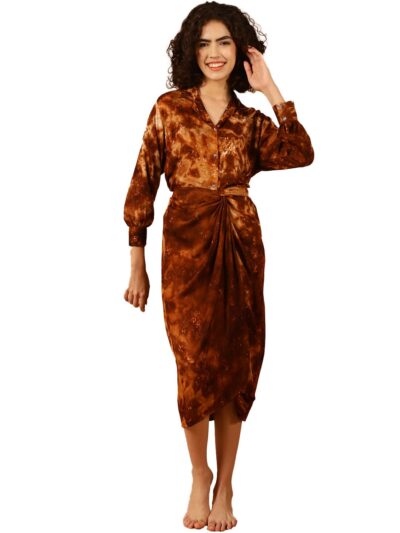 Blissence Co-ords Beachwear Dress Set Collection – Trendy Floral, Abstract, Tropical, and Tie & Dye Designs for Women & Teens