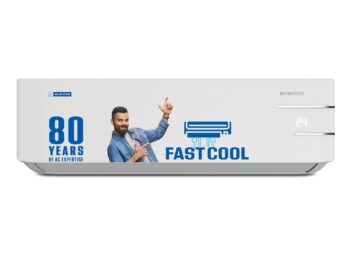 Blue Star 1 Ton 3 Star, 60 Months Warranty, Inverter Split AC (Copper, Convertible 5 in 1 Cooling, Multi Sensors,Blue Fins, Self Diagnosis, IE312YNU, White)