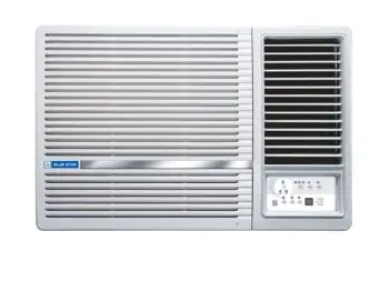 Blue Star 1.5 Ton 5 Star Inverter Window AC (Copper, Turbo Cool, Humidity Control, Hydrophilic Blue Fins, Dust Filters, Self-Diagnosis, WIA518GN, White)