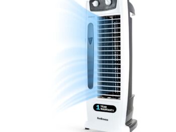 Blueberry's Tower Fan - with powerful air throw, 25 Feet Air Delivery, 4-way Air Flow, Low Power Consumption and Anti-Rust Body| High Speed Tower fan for home and office with 1-Year Warranty