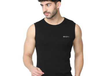 Boldfit Vest for Men Sleeveless Tshirt for Men Breathable Sando for Men Gym Vest for Men Lightweight Men Vest Sleeveless T Shirts for Men Comfortable Gym Wear for Men Vests for Men Sando for Men