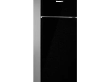Bosch 368L 2 Star Frost Free Double Door Refrigerator (CTC39K22NI, Black, Inverter Compressor, Multi Airflow, FreshSense Technology)
