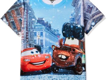 Cars by Wear Your Mind Boy's Regular Fit T-Shirt