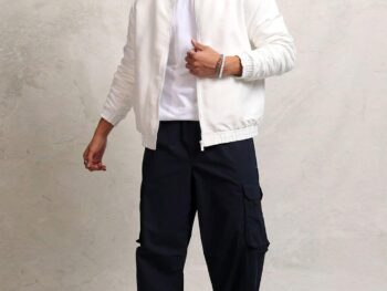 Casual Jacket,White Jacket,Men Winter Jacket,Stylish Jacket,Light Weight Jacket,Full Sleeve Polyster Bomber Jacket,Jacket For Men,jacket05.