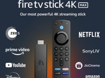 Certified Refurbished Fire TV Stick 4K Max streaming device, Wi-Fi 6, Alexa Voice Remote (includes TV controls)