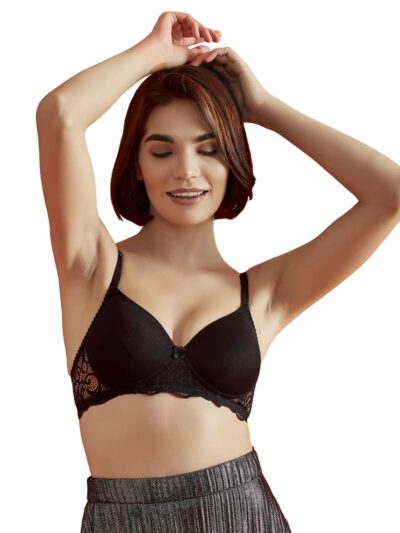 Clovia Womens Cotton Lightly Padded Wire Free T Shirt Bra